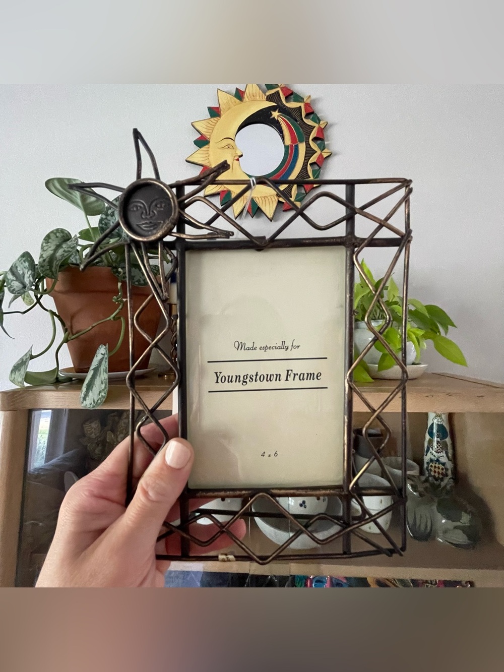 90s VNTG Celestial Sun Frame Set of 2